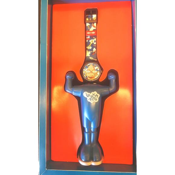 Swatch watch LOOKA GZ700 1996 Collectors Special Designed by S. Pirovano NEW - Picture 12 of 16